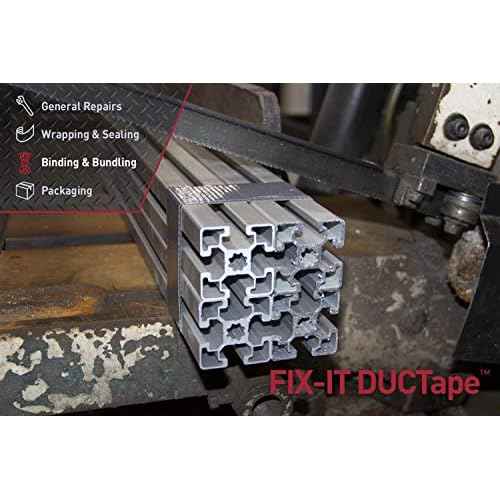IPG Fix-It DUCTape, General Maintenance Duct Tape, 1.88" x 55 yd, Silver (Single Roll)