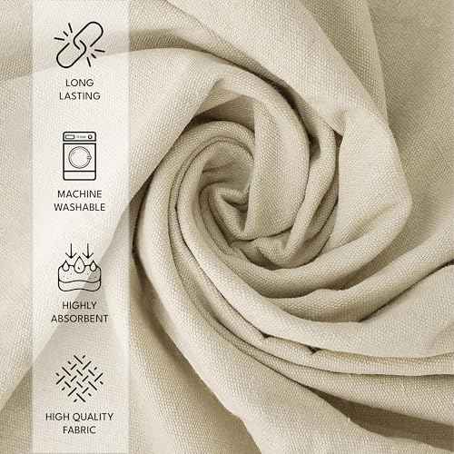 Canvas Painters Drop Cloth (Size 4 x 5 Feet - Pack of 1) - Pure Cotton Paint Drop Cloth for Painting, Curtains, Furniture & Floor Protection - All Purpose Thick Canvas tarp with Double Stitched Edges