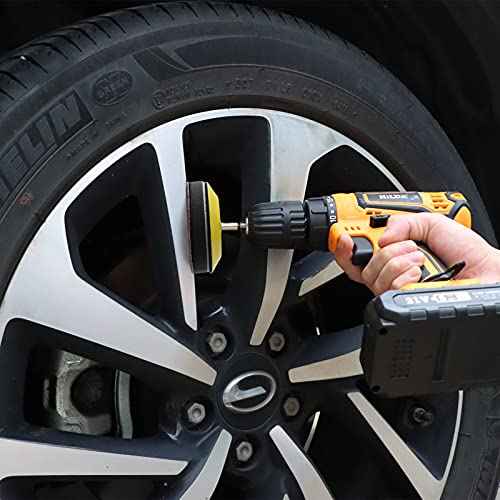 325 PCS 3 Inch Sanding Discs pad, SIJDIEE Hook and Loop 40-2000 Grit Assorted Drill Grinder Rotary Tools Attachment with 1/8 Inch Shanks Backing Pad, Soft Foam Buffering Pad and Hand Sanding Block