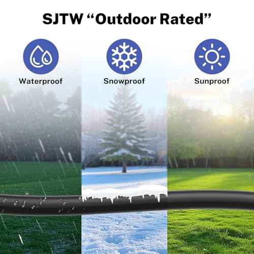 Firmerst 14/4 Outdoor-Rated Mini-Split Cable 50 Feet,Weatherproof Wire for Air Conditioner and HVAC Systems