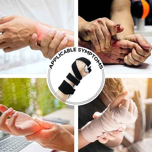 OSK Soft Functional Resting Hand Splint with Finger Separator,Stroke Hand Brace By Restorative Medical,Wrist Brace For Carpal Tunnel,Immobilizer Muscle Atrophy Rehabilitation(Right,Small)