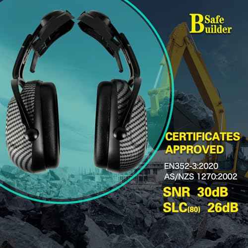 30dB Ear Muffs Hard Hats Type Safety Earmuffs For Safety Helmet Hearing Protection Earmuffs ANSI S3.19