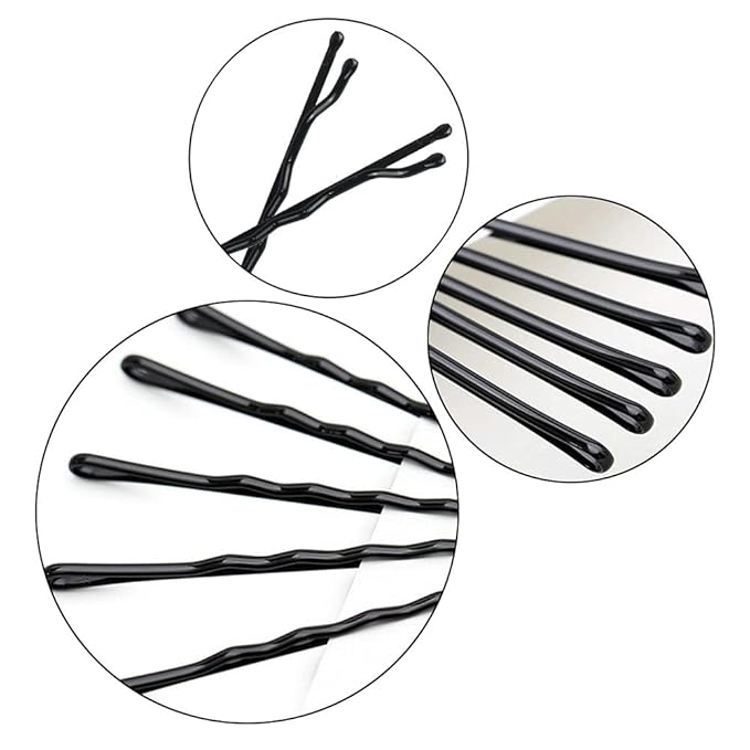 330 Pcs 2.2 Inch Black Bobby Pins, Set of Hairpins with Box, Premium Hair Pins for Kids, Girls and Women, Great for All Hair Types