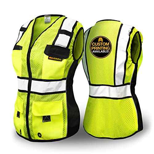 KwikSafety - Charlotte, NC - RoadBOSS Economy & Premium Safety Vest for Women [SNUG-FIT] Class 2 ANSI Tested OSHA