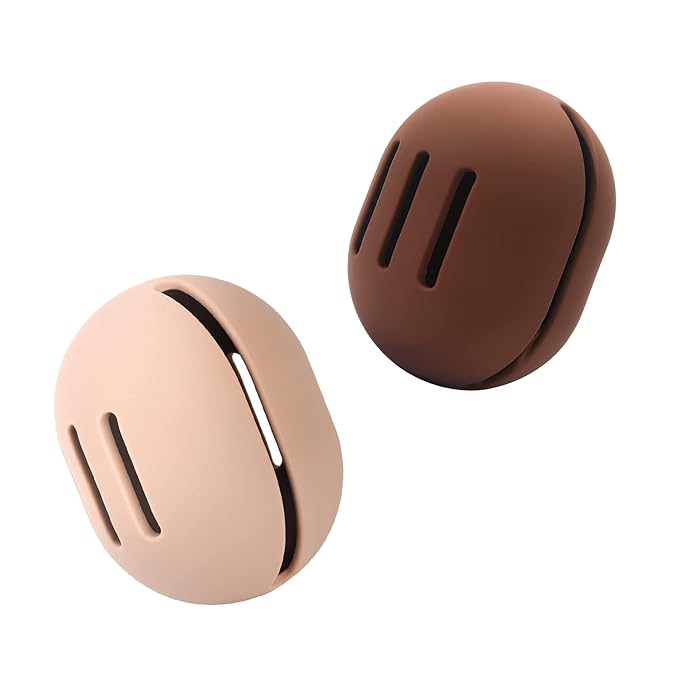 FERYES 2 PCS Makeup Sponge Holder Ã¢ÂÂ Shatterproof Eco-Friendly Silicone Beauty Make Up Blender Case for Travel