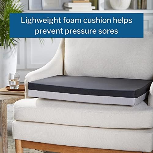 McKesson Seat Cushion for Wheelchairs and Office Chair, Foam/Gel, 24 in x 18 in x 3 in, 4 Count