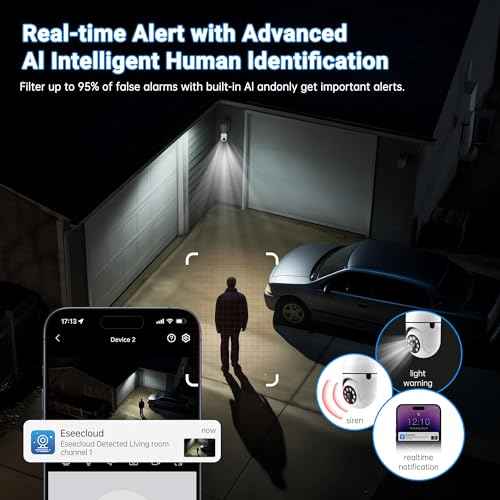 Light Bulb Security Camera -5G& 2.4GHz WiFi Camera Outdoor Wireless Motion Detection and Alarm,Two-Way Talk,Color Night Vision,Human Detection, Light Socket Camera Compatible with Alexa,2 Pack