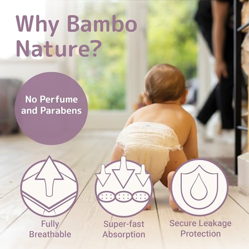 Bambo Nature Hypoallergenic Training Pants, Eco-Labelled Training Pants, Totally Chlorine-Free, Skin Friendly - Size 6 (95 Count)