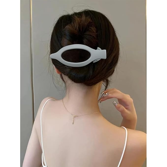 Hair Clips for Women 3Pcs Matte Claw Clips Large for Thick Hair Flat Hair Clips Alligator Hair Clips