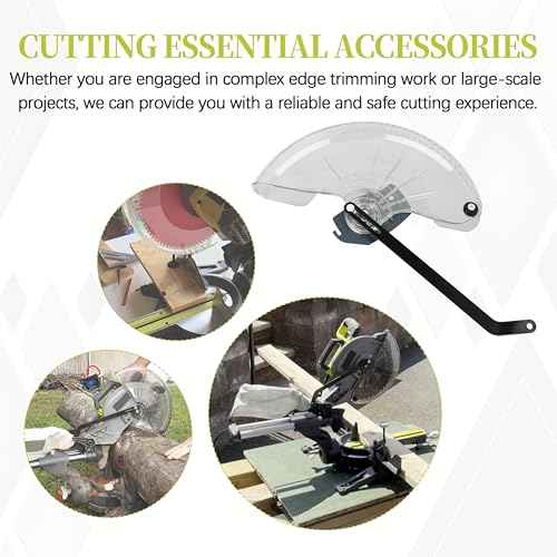089240023710 Miter Saw Blade Guard for Ryobi TSS121, TSS121T, TSS120L 12" Miter Saw Lower Blade Guard 1 Pcs