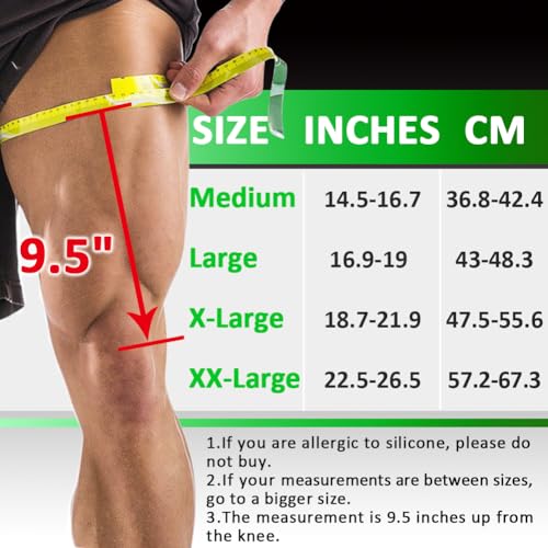 beister Thigh Compression Sleeves, Hamstring Support Brace