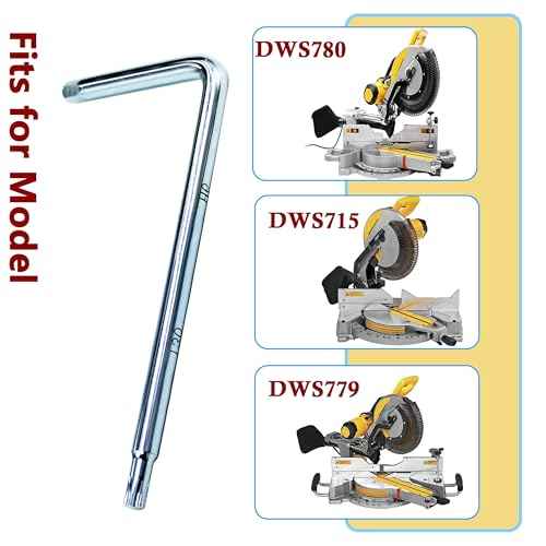 Miter Saw Wrench N600007 Fits For Dewalt Miter Saw DWS713 DWS779 DWS780 DWS715 DCS361M1 (1 Pcs)