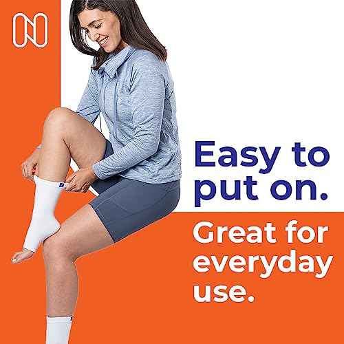 NanoSocks Compression Socks for Women & Men (1 Pair) - BEST Ankle Brace Support Sleeve for Neuropathy, Plantar Fasciitis, Diabetic Foot Nerve Pain Relief - Toeless (Large, Black)