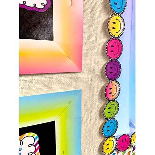 Teacher Created Resources Aqua and Lime Color Wash Straight Border Trim