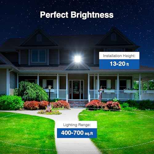 Solar Street Lights Outdoor Waterproof,50000LM 320¡Æ Angle Solar Light,5730LED Parking Light with Motion Sensor and Remote Control for Outdoor, Streets, Courtyards,Parking Garages,-2Pack