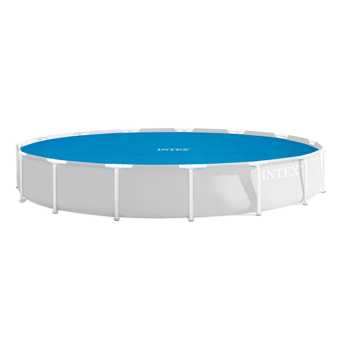 INTEX 28013E Solar Pool Cover: for 15ft Round Easy Set and Metal Frame Pools – Insulates Pool Water – Reduces Water Evaporation – Keeps Debris Out – Reduces Chemical Consumption