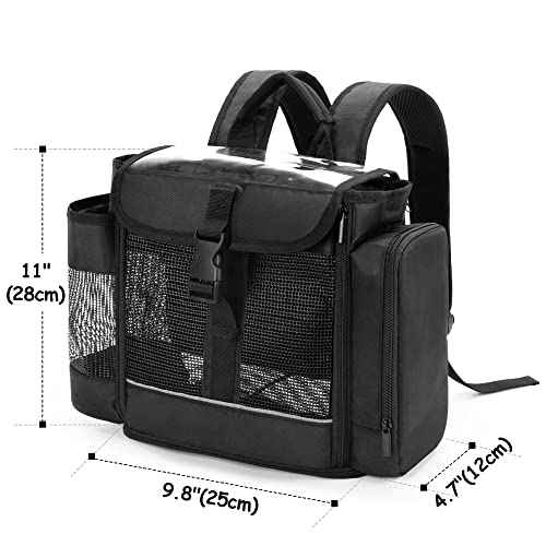 CURMIO Portable Oxygen Concentrator Backpack Compatible with Inogen One, Oxygo, Caire Units, SimplyGo Mini, POC Travel Bag