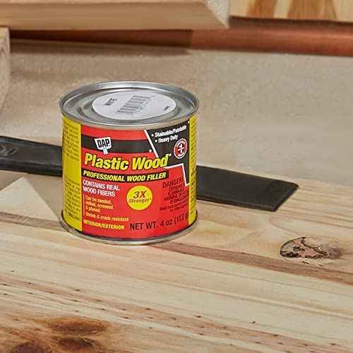 DAP 21408 Gold Oak Plastic Wood Filler, 1/4 lb