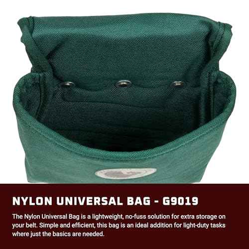 Occidental Leather Nylon Universal Bag - Green - 1 Pocket - Durable, Compact Design - Made in USA