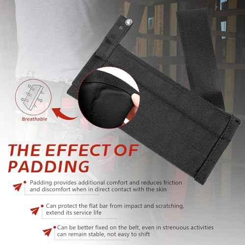 Flat Bar Holster, Multi Tool Holsters Replacement for Diamond Back Utility Multitool Pouches Sleeve, Flat Bar Holster Compatible with Diamondbacks Tool Belt for Carpenters, Roofers, Framers, 1 Pcs