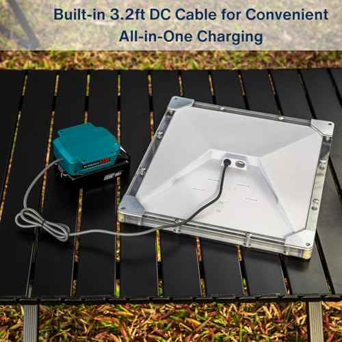 Battery Powered Charger for Starlink Mini Compatible with Makita Batteries, 60W 20V/3A Output, Waterproof DC Barrel Jack, Lightweight and Portable for Outdoor and Emergency Use