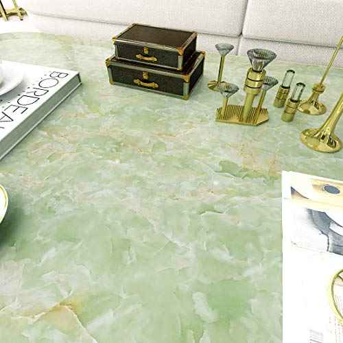Livelynine Contact Paper for Countertops Kitchen Wallpaper for Walls Backsplash Green Marble Countertop Peel and Stick Waterproof Bathroom Counter Top Covers Desk Table Wrap£¬Emerald Marble 15.8x78.8