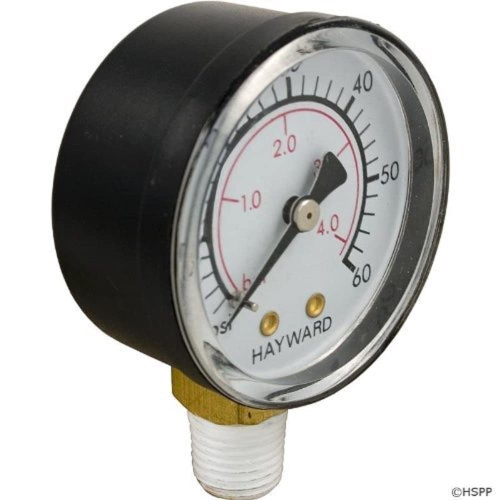 Hayward ECX270861 Boxed Pressure Gauge Replacement for Select Hayward Sand and D.E. Filter