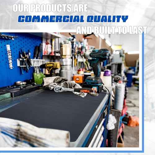 2 Pcs Work Bench Mat Top 24 x 48 Inches, PU Leather Workbench Pad Topper, Cuttable, Easy to Clean, Scratch Resistant, Protects Work Bench Tabletop Countertop