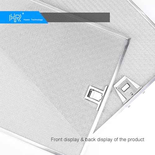 Range Hood Filter Replacement, 30 In Pyramid Wall Mount Range Hood Filters Replacement, Vissani-WA0575, Grease Filters 13.54x14.41Inch (344x366mm), Aluminum Vent Filter from Huare Technology, 2PCS