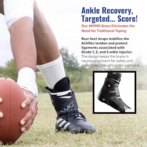 AAMO Sport Lace Up Ankle Brace for Women and Men, Ankle Support, Foot Brace, For Sprained or Injured Ankle and More, Ankle Brace for Sports, Size XL