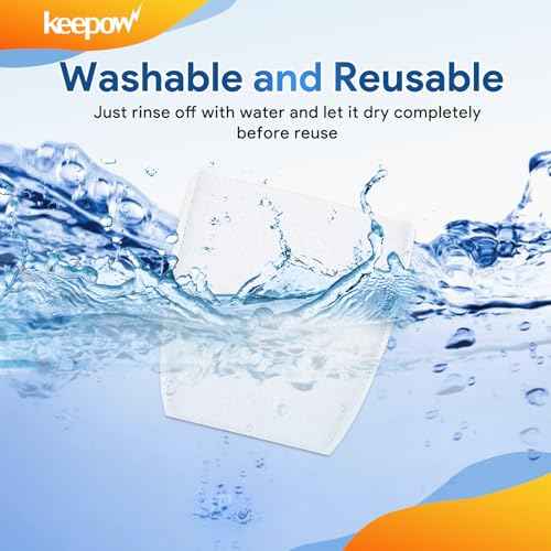 KEEPOW Vacuum Filters Compatible with Makita T-03193 Replacement Vacuum Filter Cloth for XLC02 LC01 BCL180 443060-3 Vacuums, 10 Pack