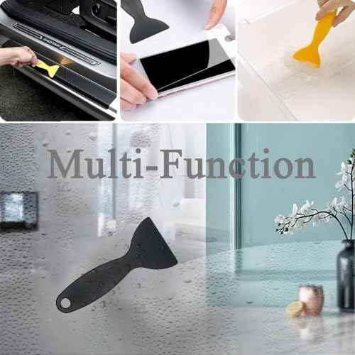 30 PCS Plastic Spatula Plastic Scraper Resin Scraper for Wall Air Bubble Remover Sticker Installation Spackling Patching Decal Wallpaper