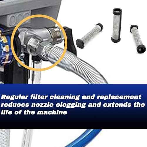 3 Pack 288747 Filter for Graco Paint Sprayer Accessories, Compatible with Graco Magnum ProX7 ProX9 ProX17 ProX19 ProX21 XR5 XR7 XR9, Replacement Parts