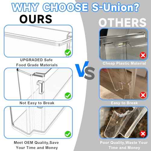 UPGRADED AAP74271304 Refrigerator Door Bin Compatible with LG Refrigerator Door Shelf Parts AAP74271304 LRMDS3006S LRMVC2306D LRMDC2306D LRMDC2306S LG Fridge Door Basket Replacement Door Shelves