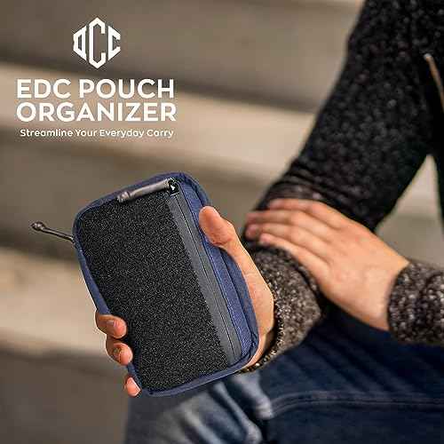 DAILYCARRYCO EDC Pouch Organizer - Everyday Carry Tool Pouch with Multiple Pouches, Essential EDC Gear