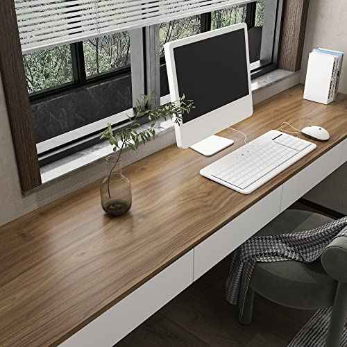 CRE8TIVE Brown Wood Grain Contact Paper Peel and Stick Wood Wallpaper Removable Waterproof Thick Distressed Wood Look Wallpaper Self Adhesive Wood Vinyl Wrap for Bedroom Kitchen Cabinets Desk 12"x80"