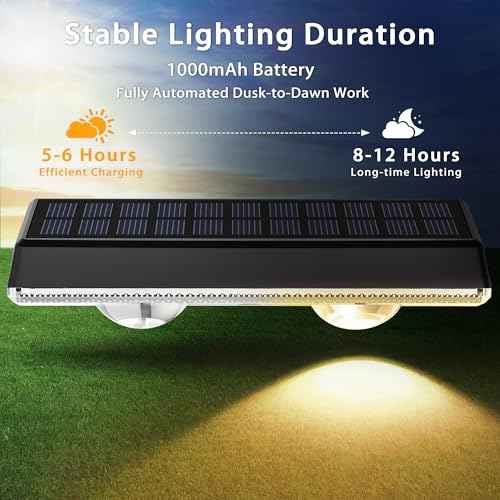 Solar Fence Lights Outdoor 20-Pack | IP67 Waterproof Solar Wall Light | Dusk to Dawn Auto On/Off 12+ Hours for Outside/Backyard/Railing/Step/Patio/Deck/Pool (Warm White & RGB 7 Colors)