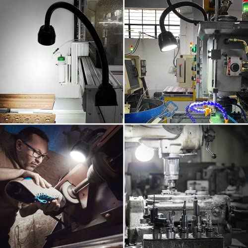 Led Machine Light Lathe Lights, Flexible Work Shop Light IP66 Waterproof 1400 Lumens 110V-220V