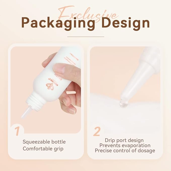 Modelones Nail Art Brush Cleaner & Restorer 80ml/2.71 Fl.Oz for Gel Polish/Nail Extension Gel/Nail Art Liner/Dip Powder/Acrylic Builder Manicure Brush DIY Salon at Home