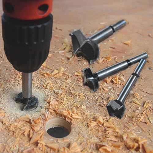 Mollom 11/16" (17.5mm) Forstner Drill Bit for Precise Woodworking with Durable YG8 Carbide Thickness of 1.7mm,This Hinge Cutter Tool is Ideal for Hard Wood, Plastic, Plywood