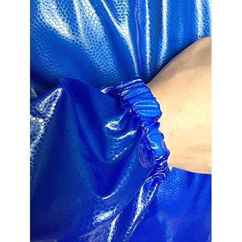 Splash Suit Waterproof Smock Chemical Resistant Apron, Long Sleeve PVC Coverall