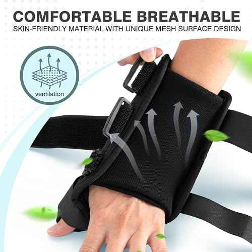 Wrist Brace & Thumb Spica Splint, for De Quervain's Tenosynovitis, Tendonitis, Carpal Tunnel & Arthritis Wrist Support Thumb Splint (Left Hand - Medium)