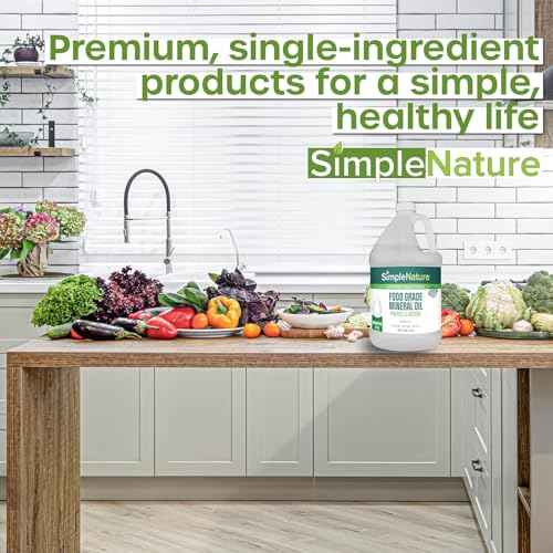 Brush-On Food Grade Mineral Oil - Moisturize, Lubricate, Restore & Protect Wood, Cutting Boards, Butcher Block, Countertops, and Stainless Steel (4 fl oz Bottle with Applicator Tip)