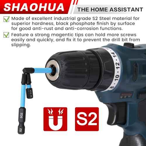 10PCS Square Drive Bits, S2 Alloy Steel Screwdriver Set,2.36"&0.98"Long Magnetic Square Head Screwdriver, Robertson Driver Bits Sizes #0, 1, 2, 3, and #4
