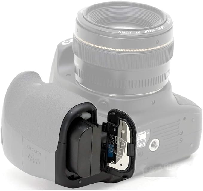(2pcs) Battery Door Cover Lid Cap Replacement Repair Part for Canon EOS 60D DSLR Camera