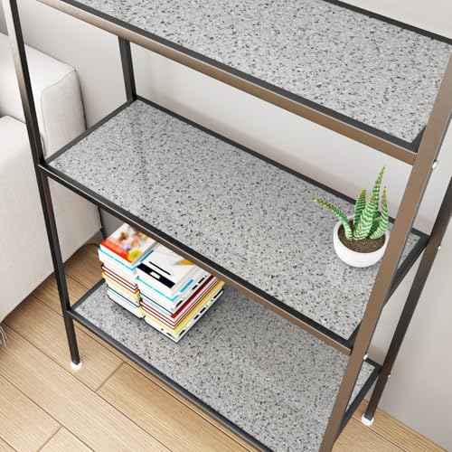 Granite Contact Paper for Countertops Peel and Stick Wallpaper Removable Self Adhesive Stick on Wallpaper Vinyl Temporary Marble Countertop Contact Paper Grey Kitchen Backsplash 15.7" x 78.7"