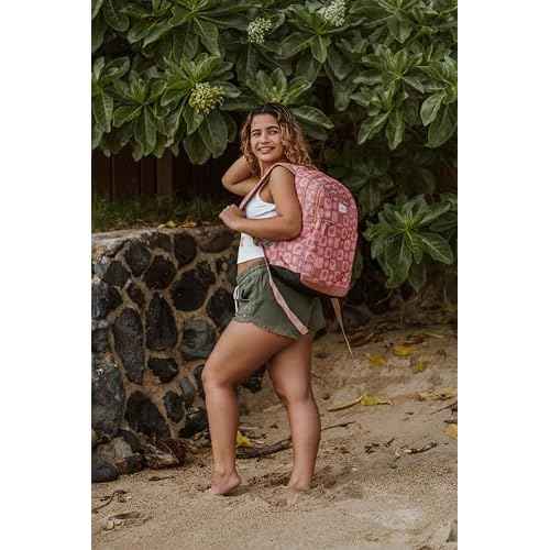 Roxy Here Your Are Medium Backpack - Phantom Mo Rocking Vibe
