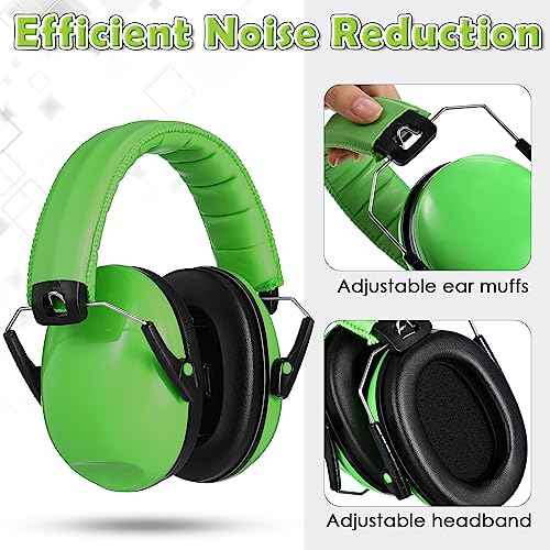 Xuhal 4 Pcs Kids Ear Protection Nrr 28db Safety Earmuffs Hearing Protection Headphones for Noise Reduction Soundproof