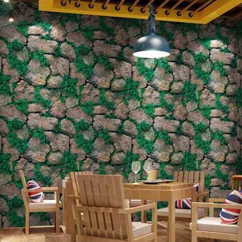 Yancorp 10ft Brick Contact Paper Peel and Stick Wallpaper Self-Adhesive Stone Contact Paper Fireplace Kitchen Backsplash Covers