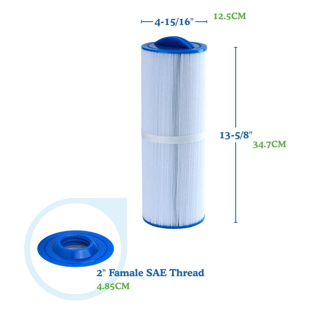 Malaka Spa Replacement Filter FD2007 Compatible with PWW50L 4CH-949 FC-0172, Hot Tub Replacement Filter Cartridge, 2-Pack